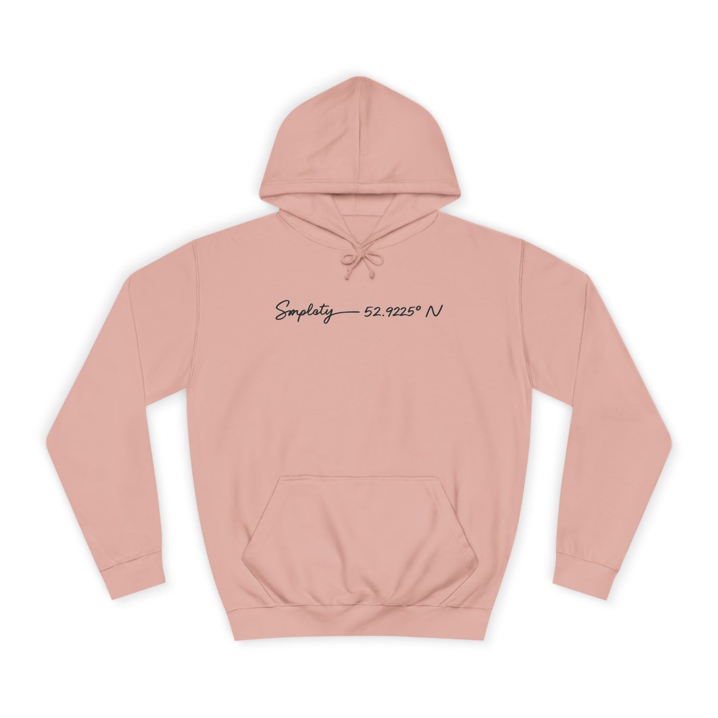 SMPLCTY Signature Hoodie — 52.9225° N Edition