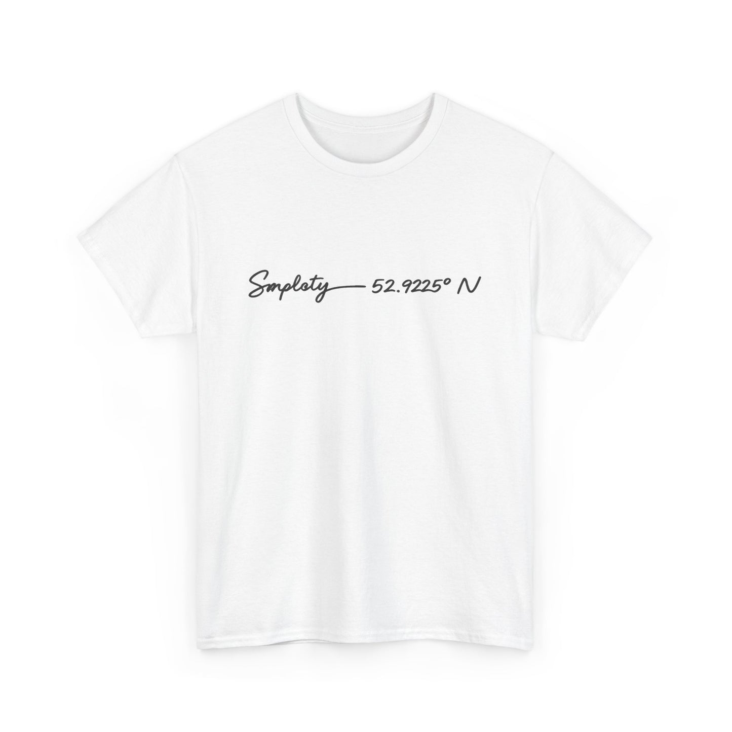 SMPLCTY Signature Tee  — 52.9225° N Edition