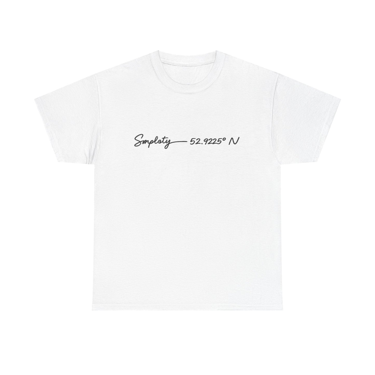 SMPLCTY Signature Tee  — 52.9225° N Edition