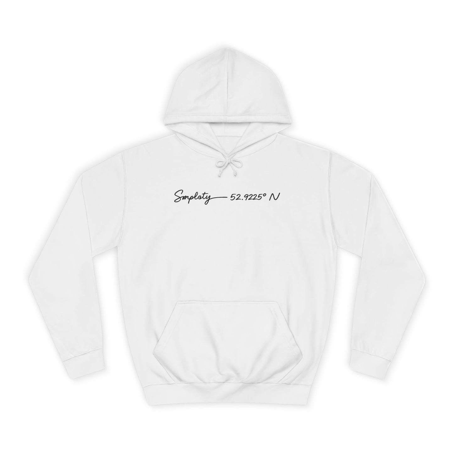 SMPLCTY Signature Hoodie — 52.9225° N Edition