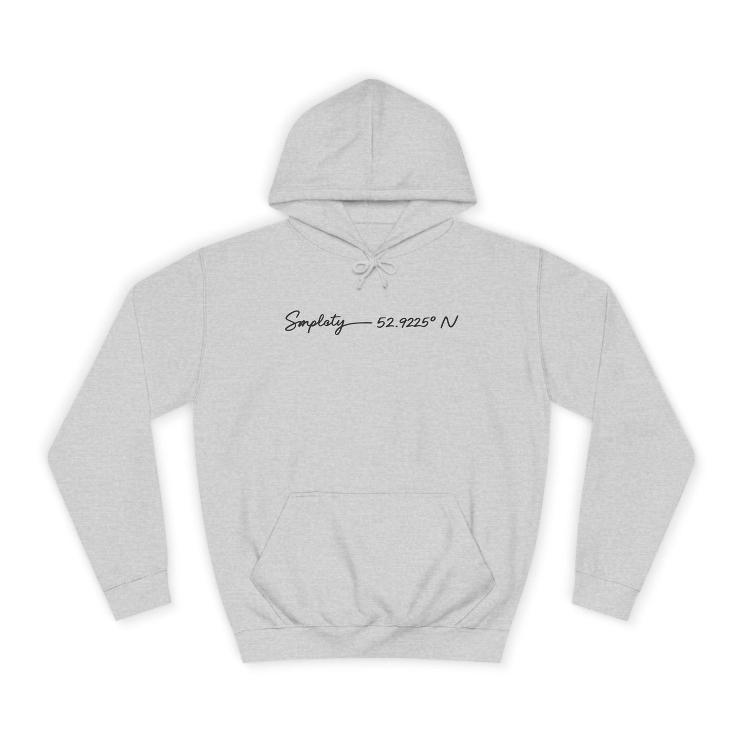 SMPLCTY Signature Hoodie — 52.9225° N Edition