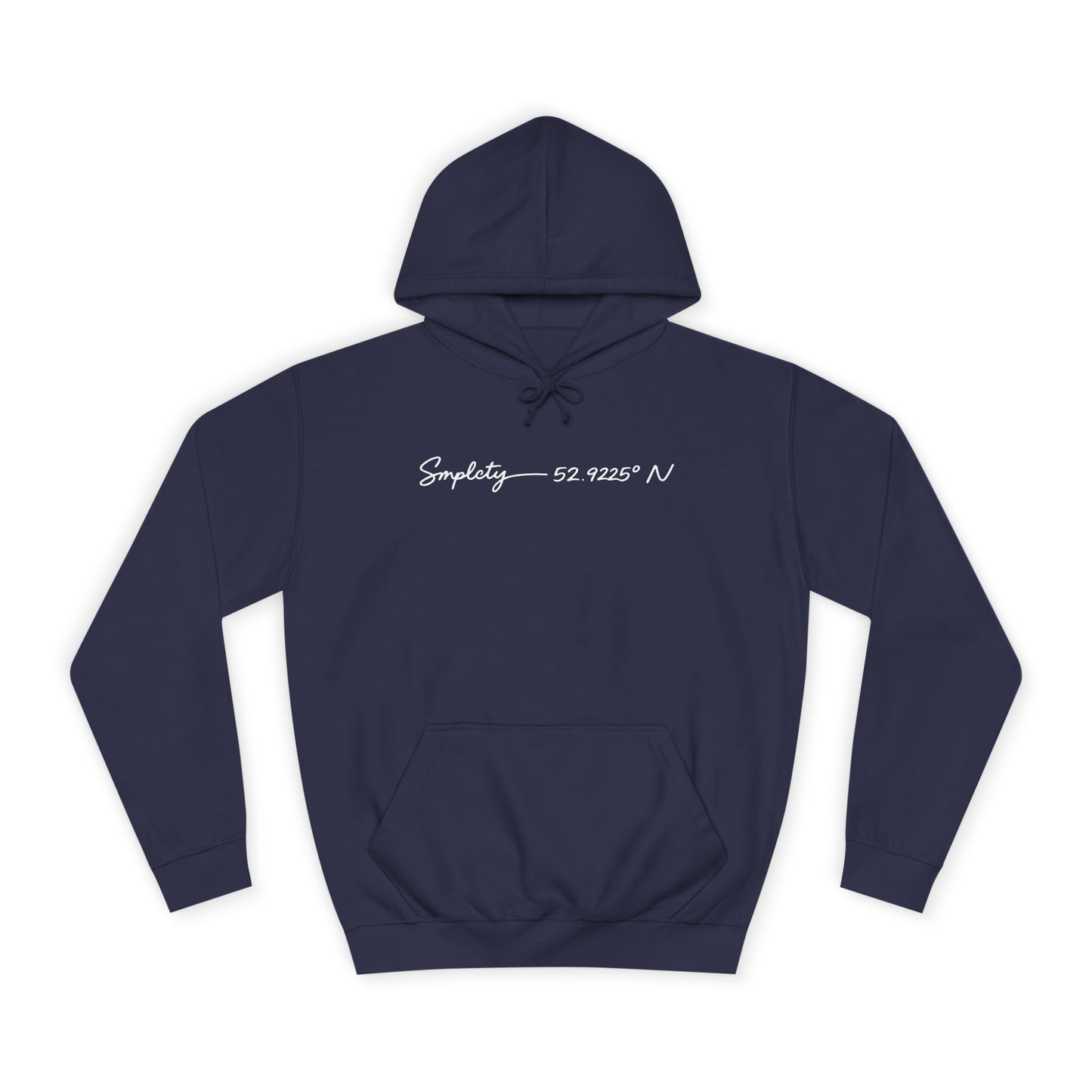 SMPLCTY Signature Hoodie — 52.9225° N Edition