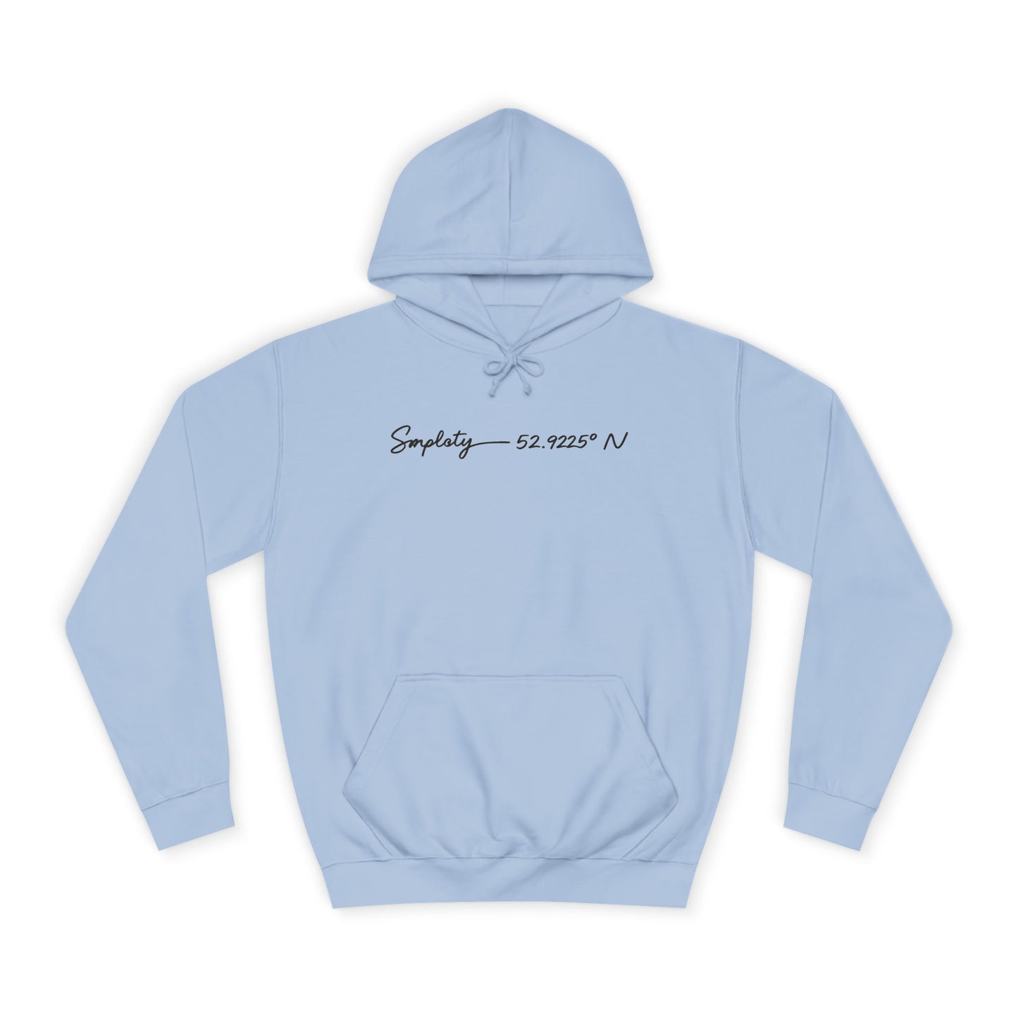 SMPLCTY Signature Hoodie — 52.9225° N Edition