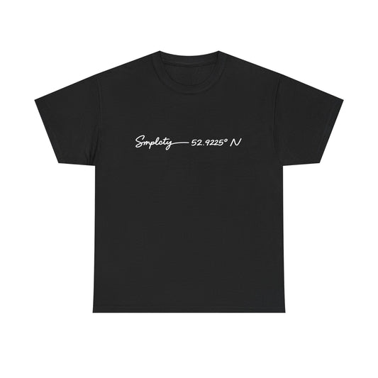 SMPLCTY Signature Tee  — 52.9225° N Edition